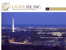 Tablet Screenshot of leadersix.com